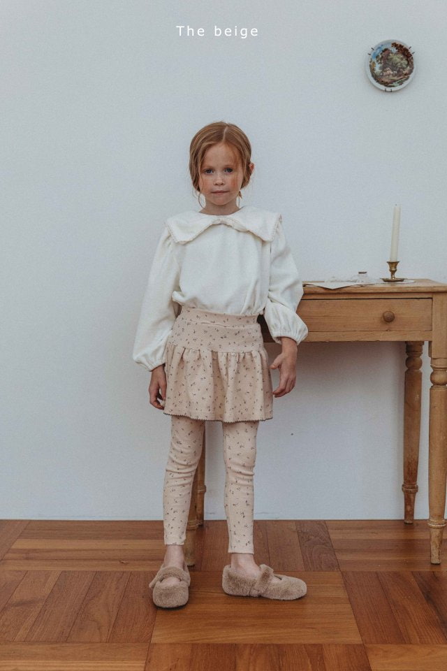 The Beige - Korean Children Fashion - #stylishchildhood - Veloure Ribbon Tee - 8