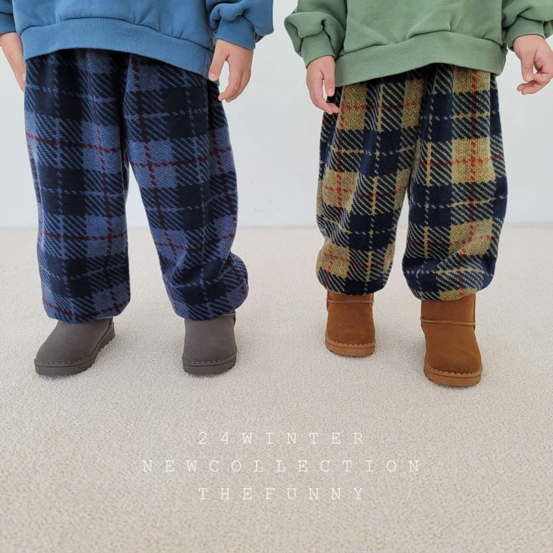 The Funny - Korean Children Fashion - #Kfashion4kids - Fleece Tatan Jogger Pants