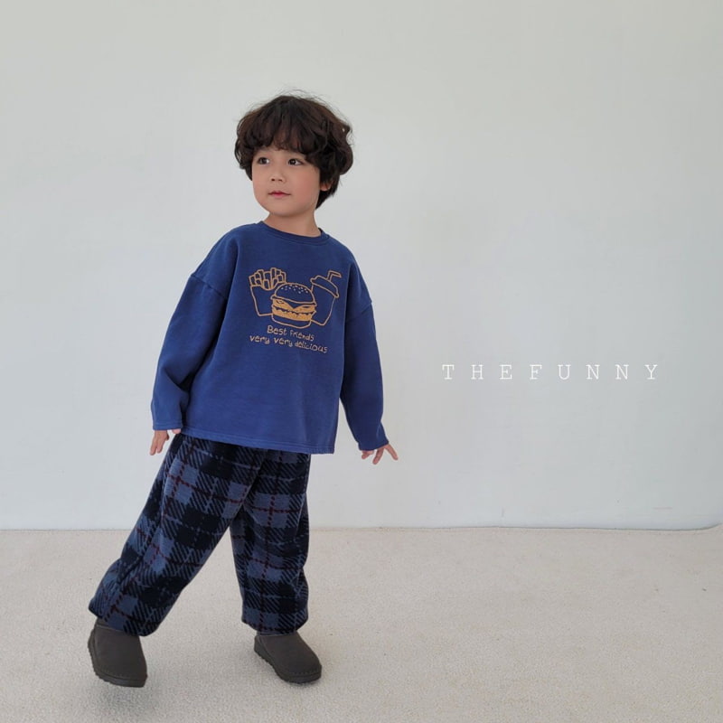 The Funny - Korean Children Fashion - #Kfashion4kids - Hamburger Fleece Tee - 10