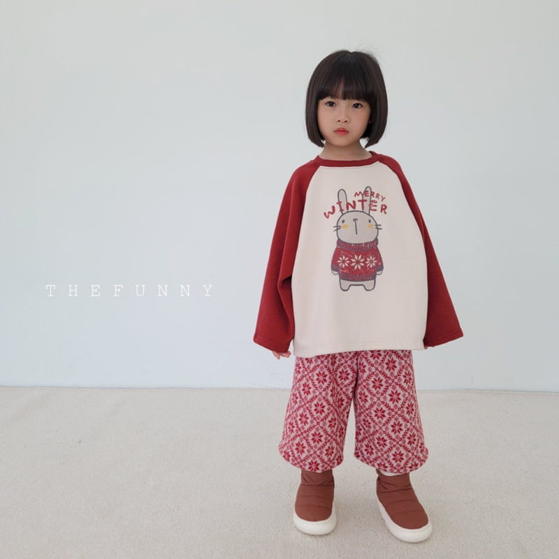 The Funny - Korean Children Fashion - #Kfashion4kids - Winter Rabbit Fleece Tee - 7