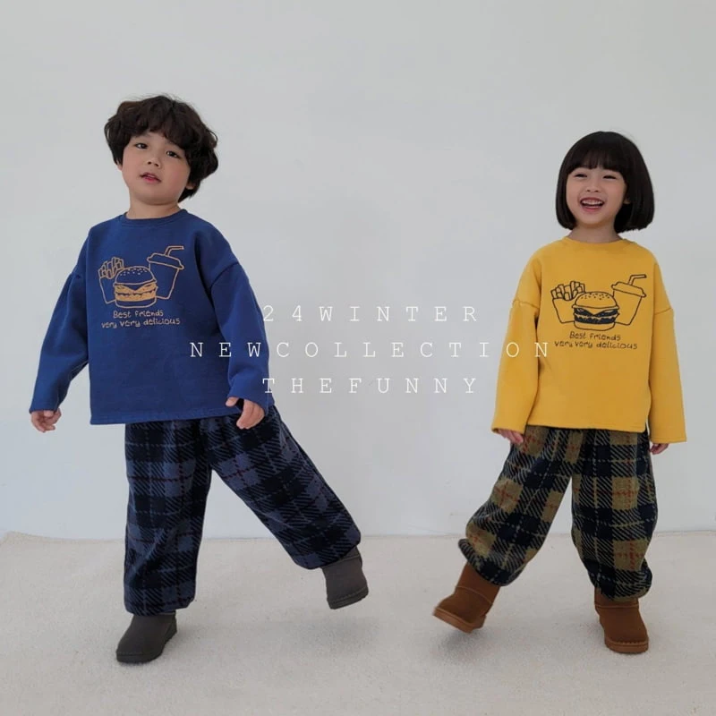 The Funny - Korean Children Fashion - #childofig - Fleece Tatan Jogger Pants - 9