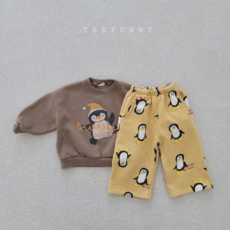 The Funny - Korean Children Fashion - #childofig - Penguin Fleece Wide Pants - 7