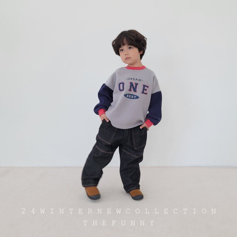 The Funny - Korean Children Fashion - #childofig - One Colored Fleece Tee - 10