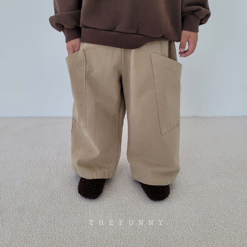 The Funny - Korean Children Fashion - #childofig - Big Pocket Fleece Wide Pants - 5