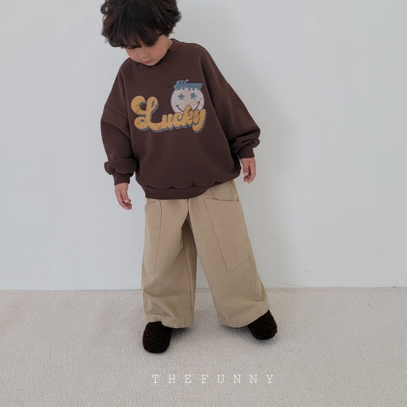 The Funny - Korean Children Fashion - #childofig - Big Pocket Fleece Wide Pants - 6