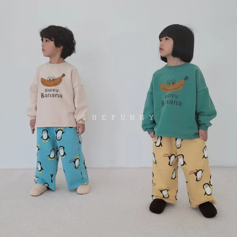 The Funny - Korean Children Fashion - #childofig - Banana Fleece Tee