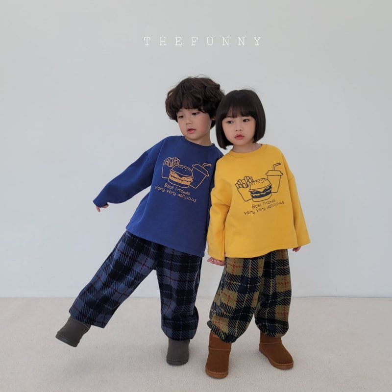 The Funny - Korean Children Fashion - #childrensboutique - Hamburger Fleece Tee - 3