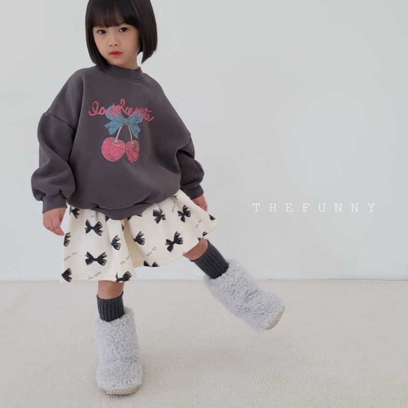 The Funny - Korean Children Fashion - #childrensboutique - Ribbon Pintuck Fleece Skirt - 8