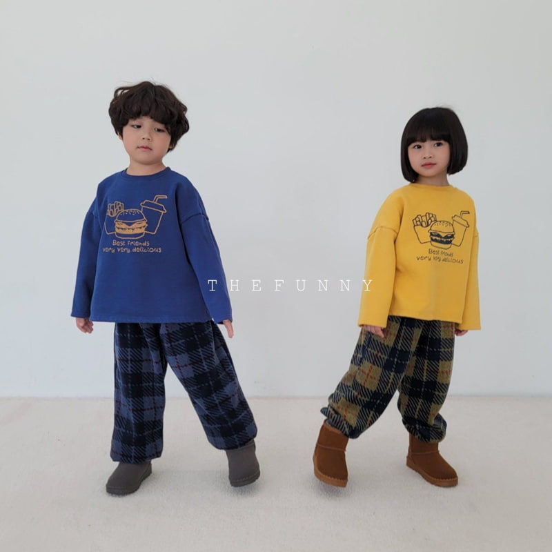 The Funny - Korean Children Fashion - #childrensboutique - Hamburger Fleece Tee - 4