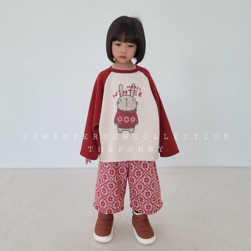 The Funny - Korean Children Fashion - #designkidswear - Snow Flower Knit Midi Pants - 7