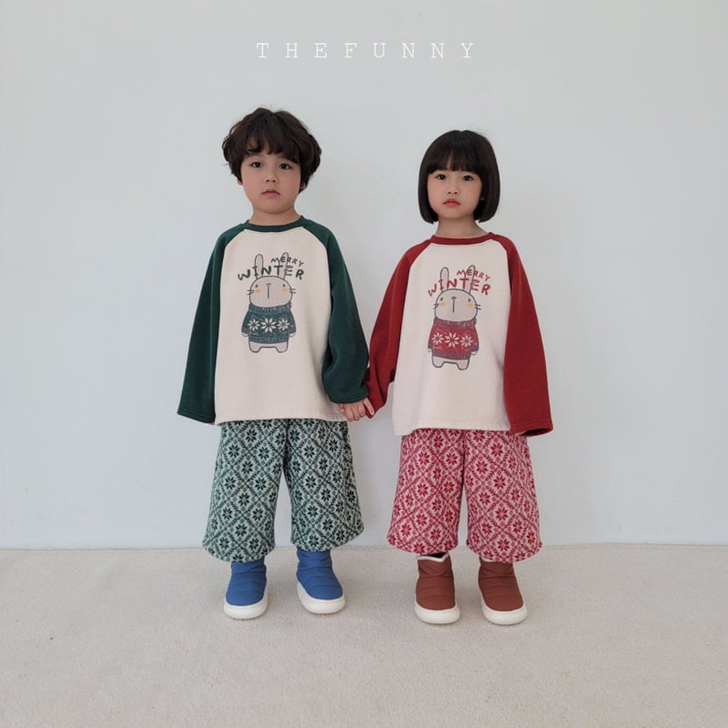 The Funny - Korean Children Fashion - #designkidswear - Winter Rabbit Fleece Tee