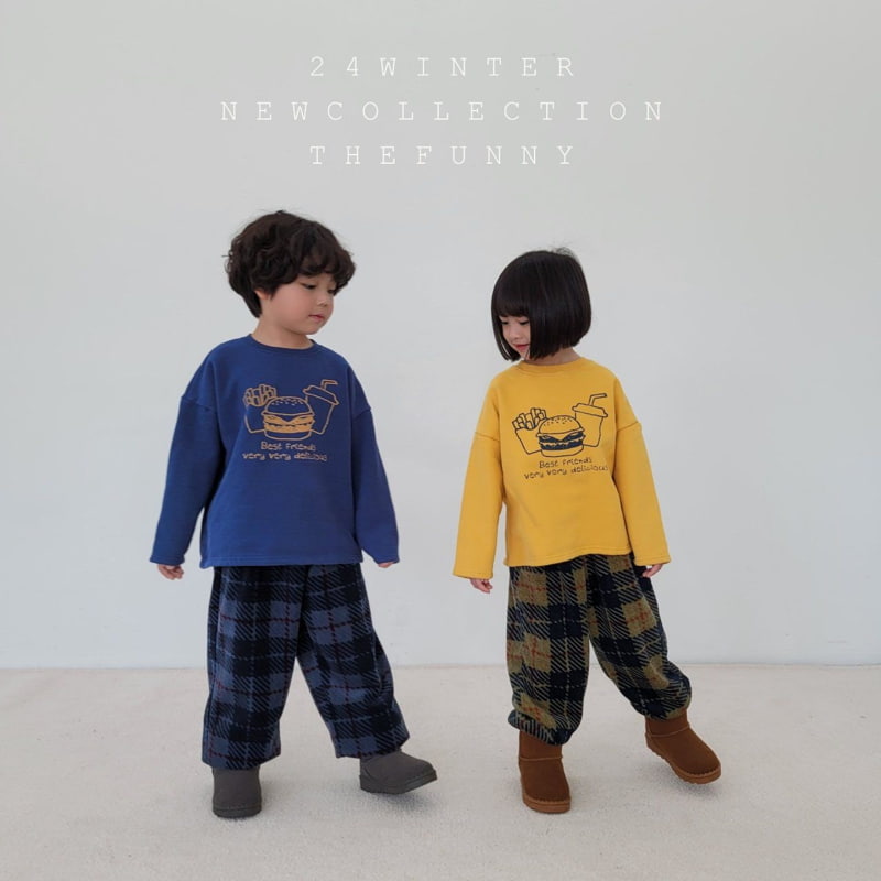 The Funny - Korean Children Fashion - #discoveringself - Hamburger Fleece Tee - 5