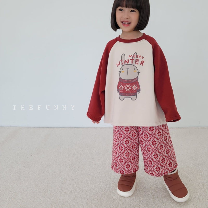 The Funny - Korean Children Fashion - #discoveringself - Snow Flower Knit Midi Pants - 8