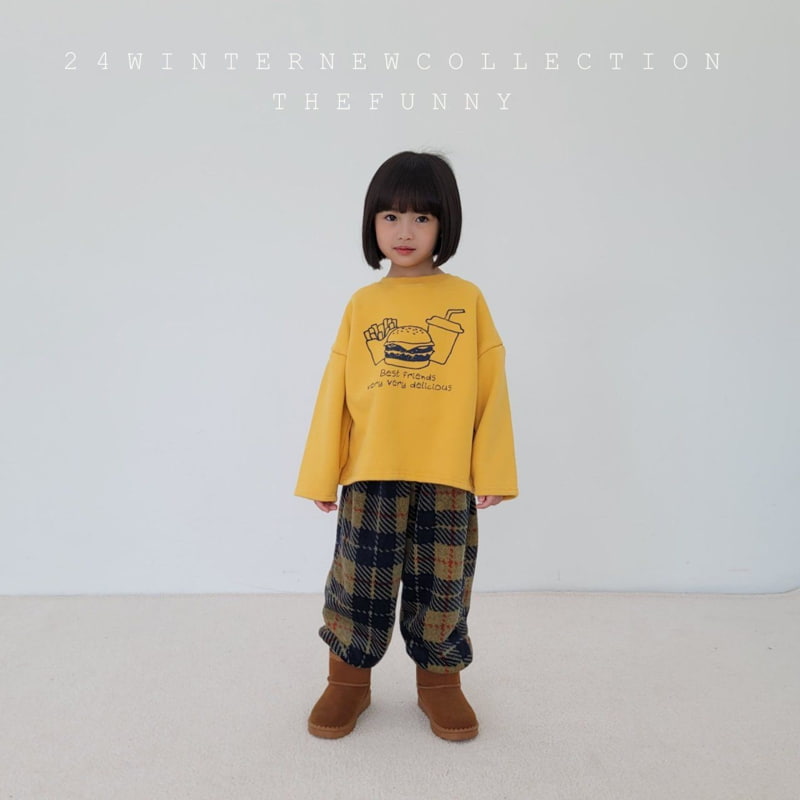 The Funny - Korean Children Fashion - #fashionkids - Hamburger Fleece Tee - 6