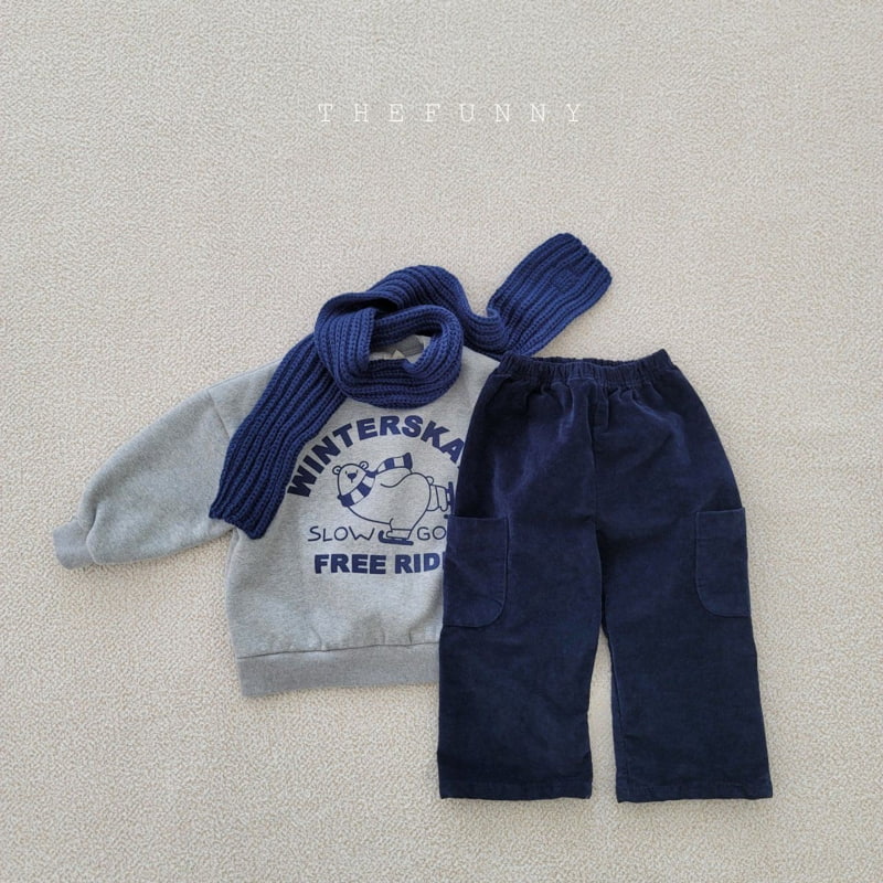 The Funny - Korean Children Fashion - #fashionkids - Corduroy Span Fleece Pants - 8