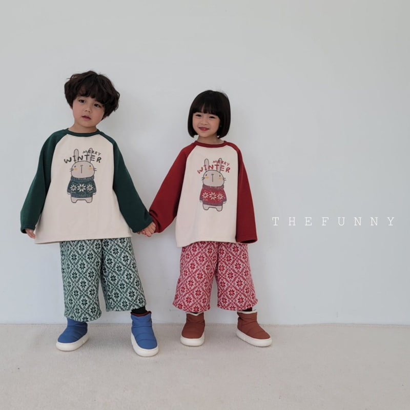 The Funny - Korean Children Fashion - #fashionkids - Winter Rabbit Fleece Tee - 3