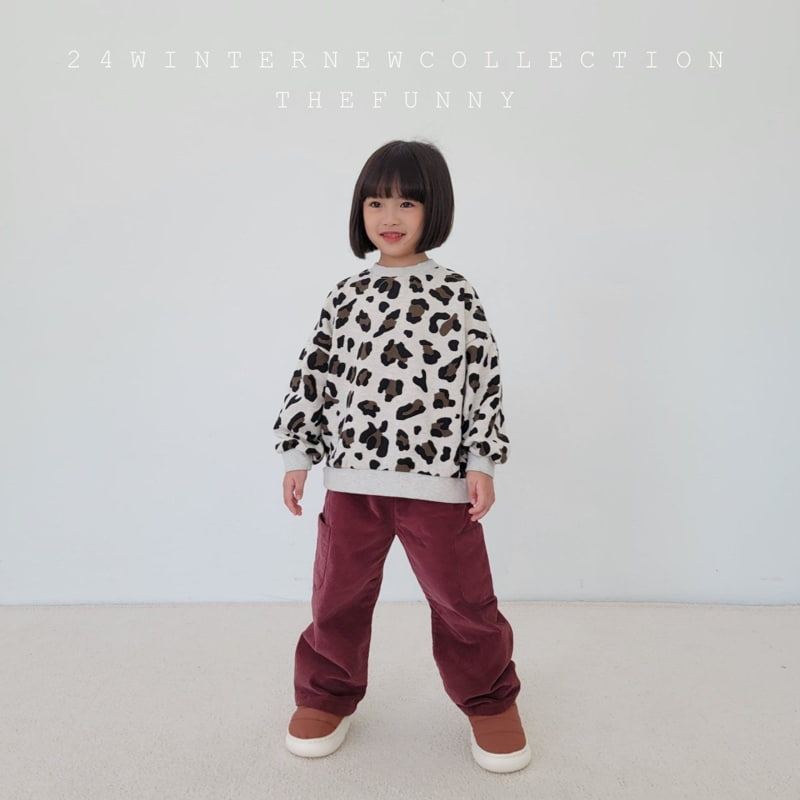 The Funny - Korean Children Fashion - #kidsshorts - Leopard Fleece Sweatshirts - 9