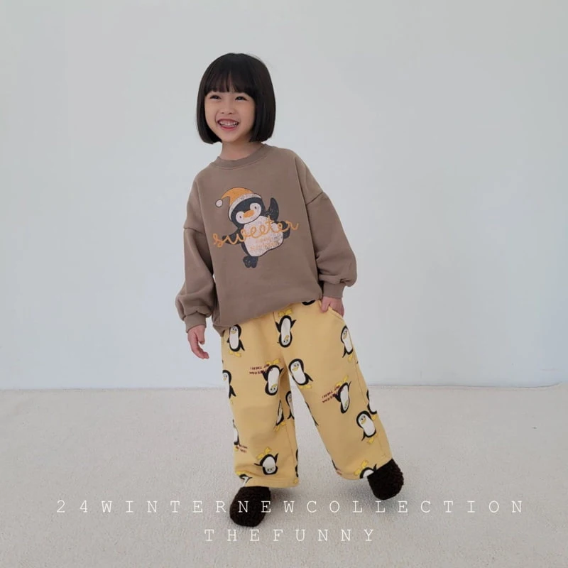 The Funny - Korean Children Fashion - #kidsshorts - Penguin Fleece Sweatshirts - 6