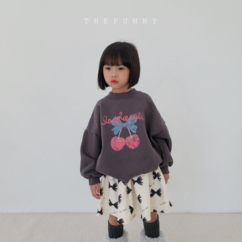 The Funny - Korean Children Fashion - #kidsshorts - Cherry Half Turtleneck Sweatshirts - 5