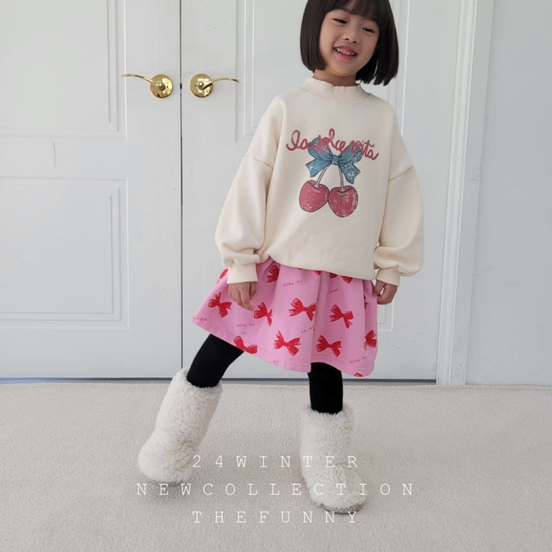 The Funny - Korean Children Fashion - #kidsshorts - Ribbon Pintuck Fleece Skirt - 12