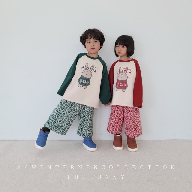 The Funny - Korean Children Fashion - #fashionkids - Winter Rabbit Fleece Tee - 4