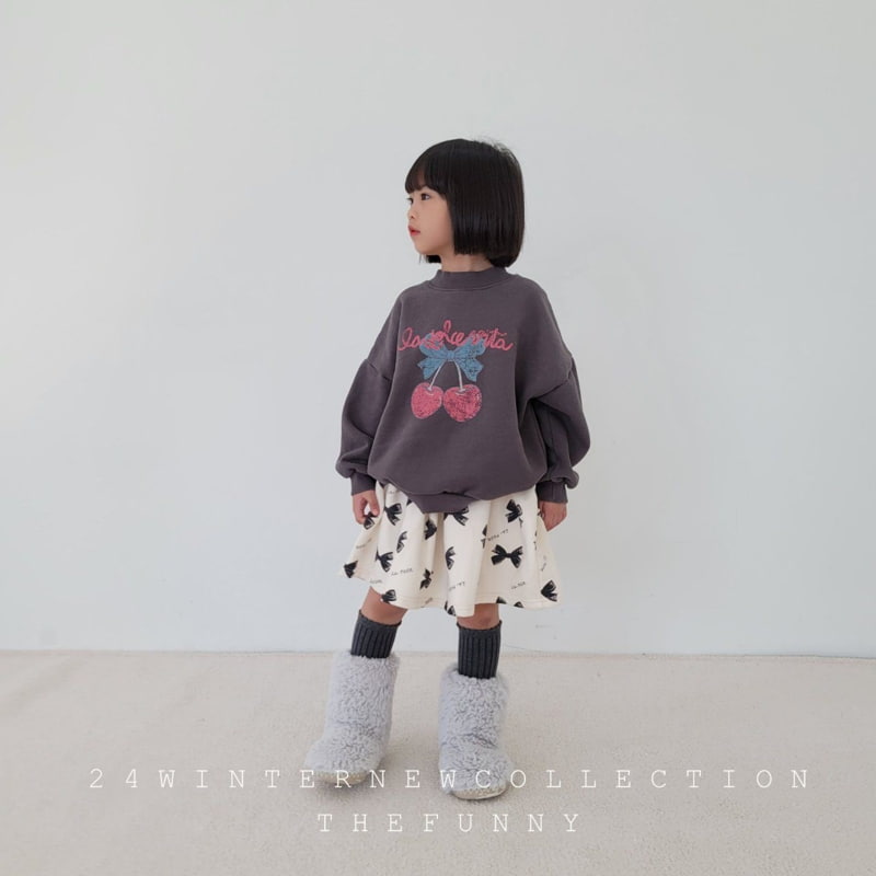 The Funny - Korean Children Fashion - #kidsstore - Cherry Half Turtleneck Sweatshirts - 6