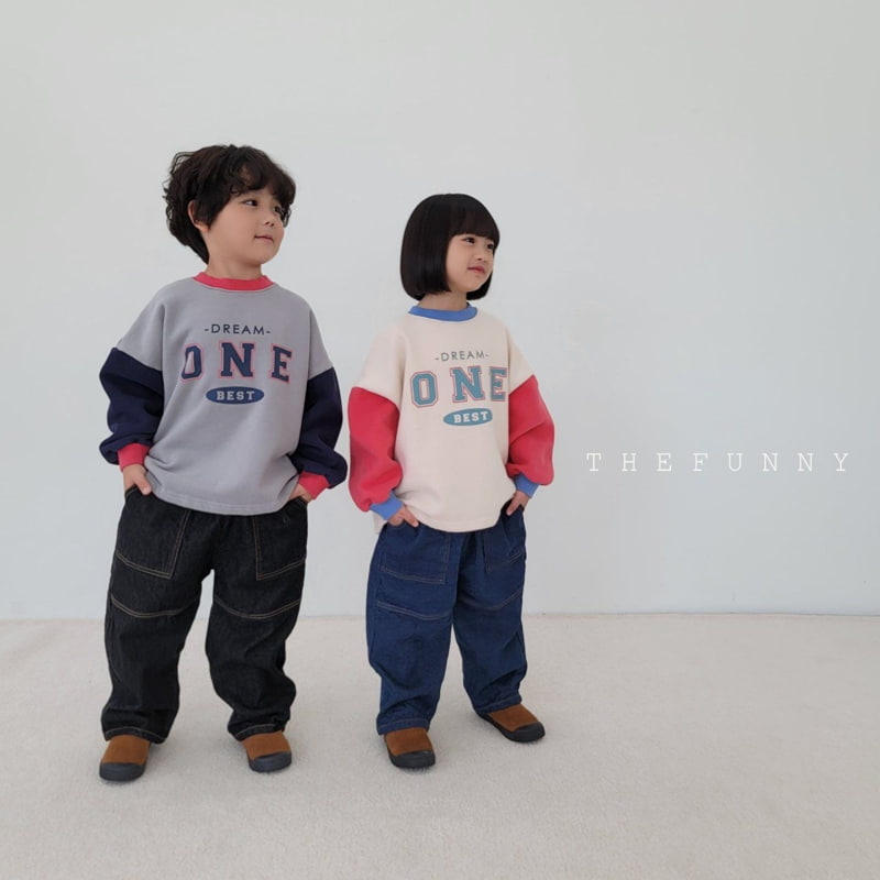 The Funny - Korean Children Fashion - #kidsstore - One Colored Fleece Tee - 3