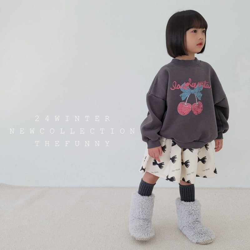 The Funny - Korean Children Fashion - #kidzfashiontrend - Cherry Half Turtleneck Sweatshirts - 7