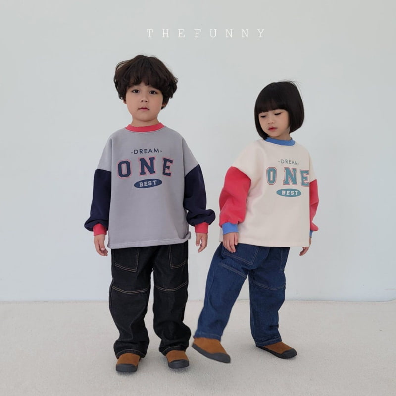 The Funny - Korean Children Fashion - #kidsstore - One Colored Fleece Tee - 4