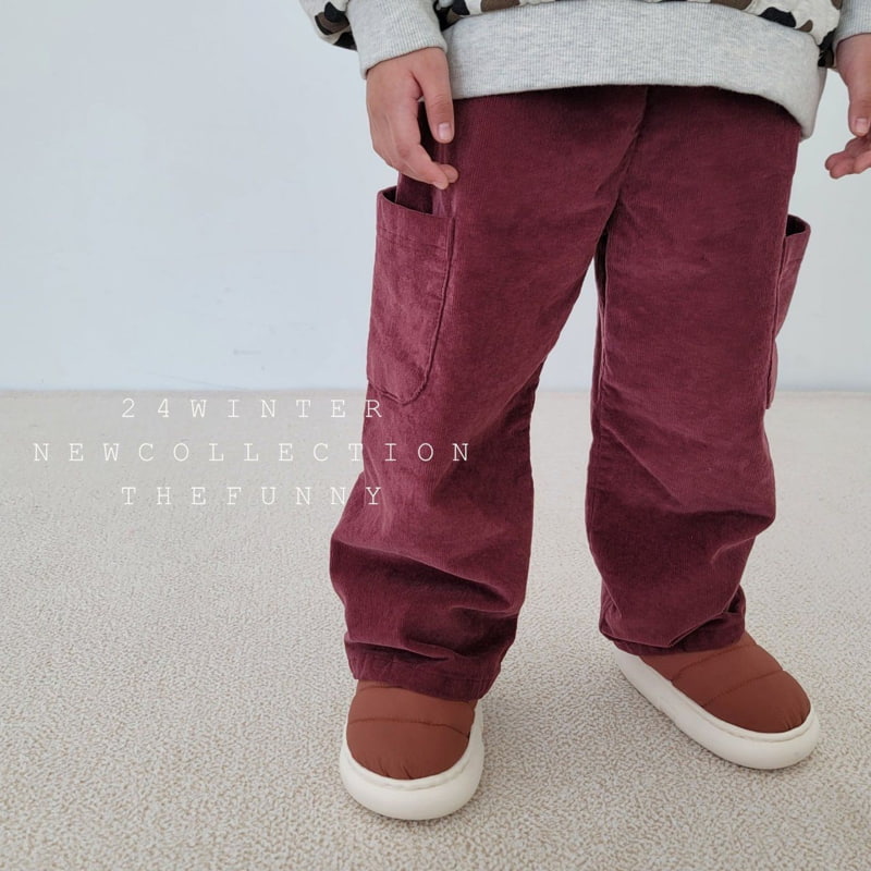 The Funny - Korean Children Fashion - #kidzfashiontrend - Corduroy Span Fleece Pants - 11