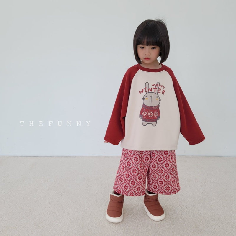 The Funny - Korean Children Fashion - #littlefashionista - Winter Rabbit Fleece Tee - 8