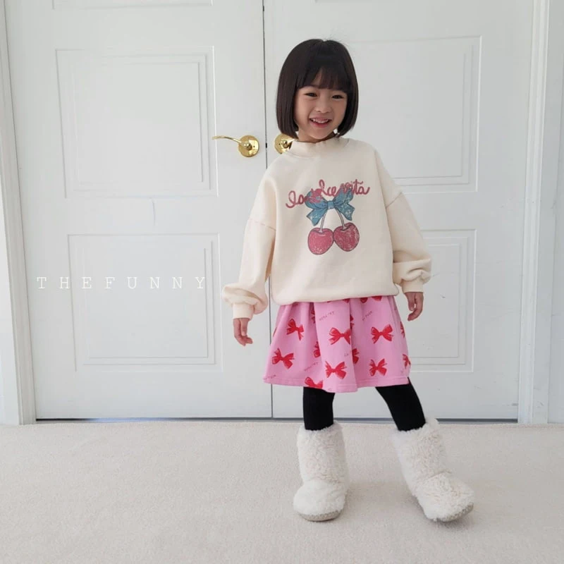 The Funny - Korean Children Fashion - #magicofchildhood - Cherry Half Turtleneck Sweatshirts - 10