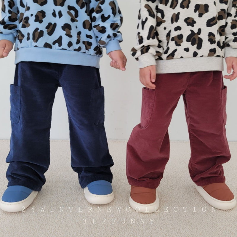 The Funny - Korean Children Fashion - #minifashionista - Corduroy Span Fleece Pants