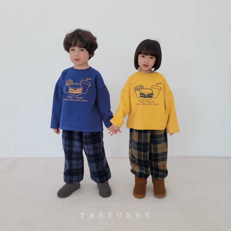 The Funny - Korean Children Fashion - #stylishchildhood - Hamburger Fleece Tee