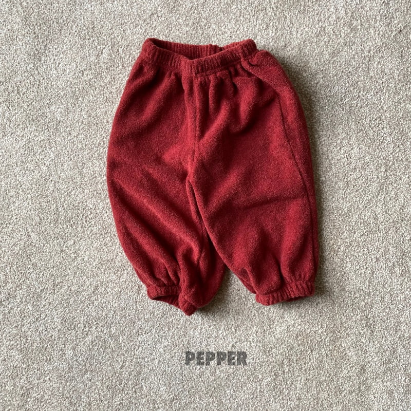 The Pepper - Korean Children Fashion - #fashionkids - Candy Bar Terry Jogger Pants - 8