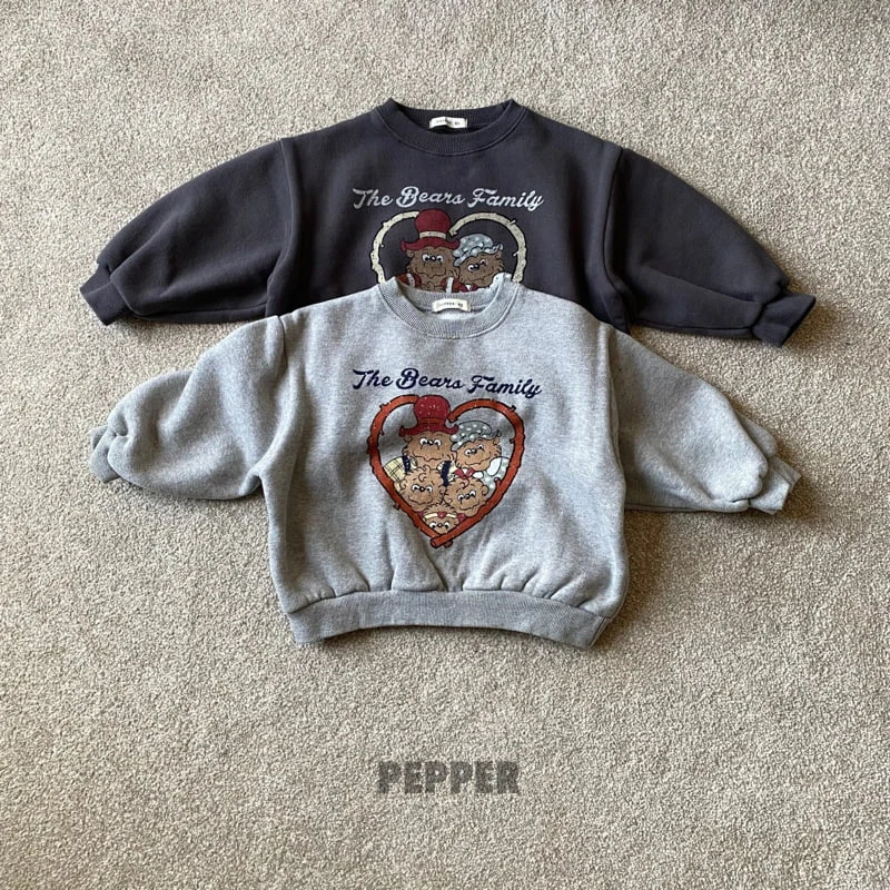 The Pepper - Korean Children Fashion - #fashionkids - Bear Family Sweatshirts - 12