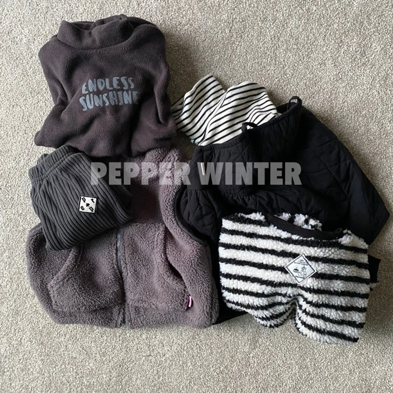 The Pepper - Korean Children Fashion - #fashionkids - Stripe Turtleneck Tee - 7