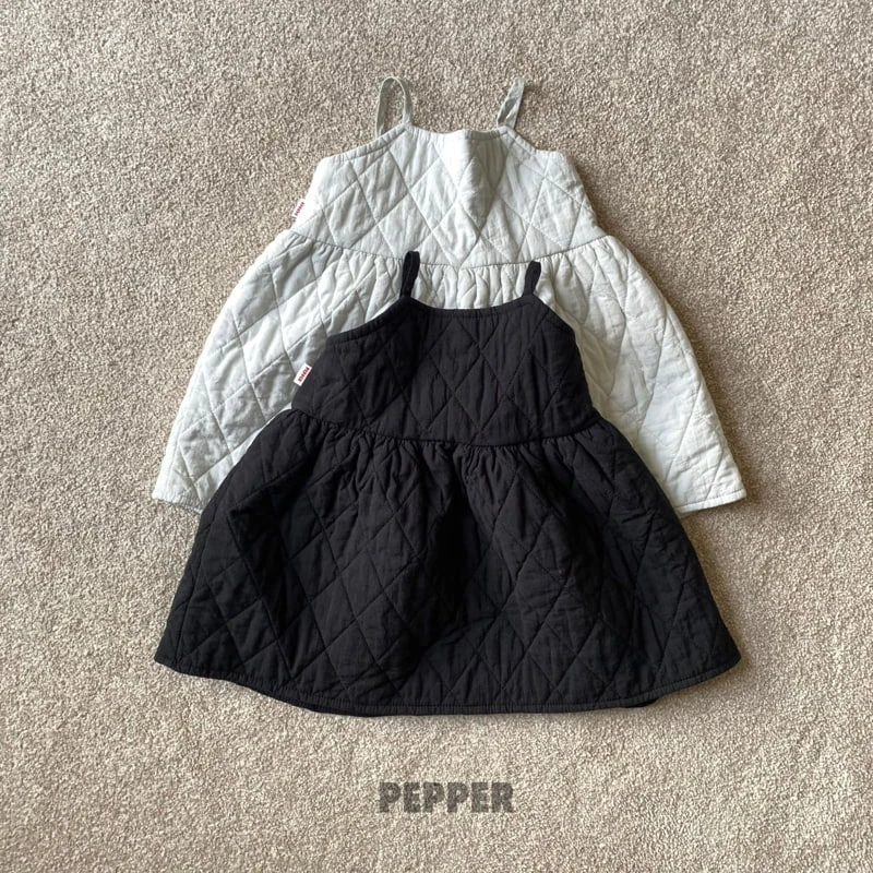 The Pepper - Korean Children Fashion - #kidsshorts - Dia Quilting One-piece - 7