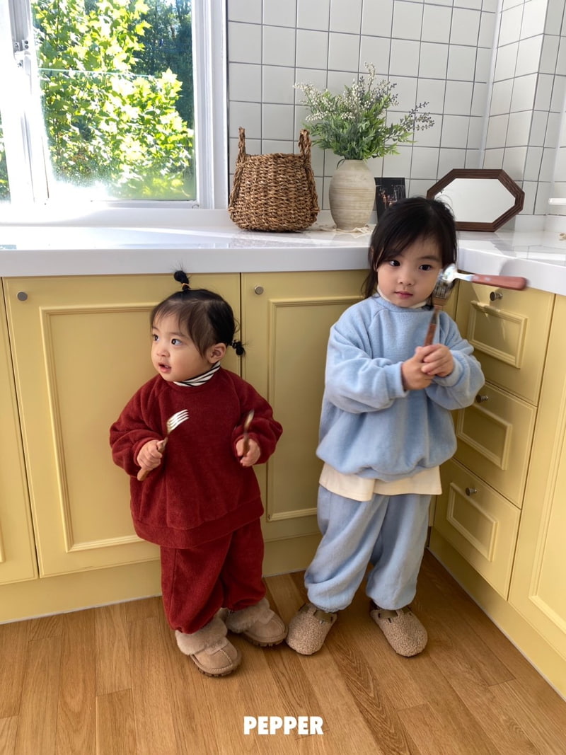 The Pepper - Korean Children Fashion - #minifashionista - Candy Bar Terry Jogger Pants