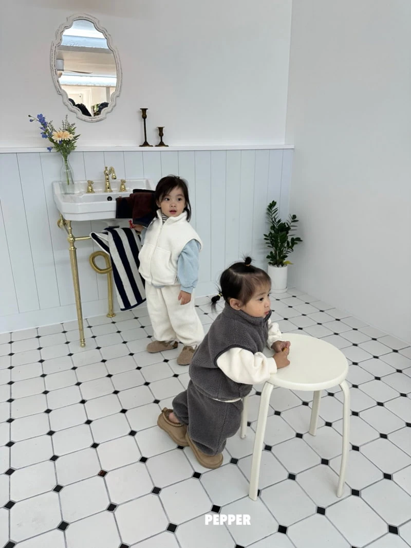 The Pepper - Korean Children Fashion - #prettylittlegirls - Bison Jogger with Mom - 5