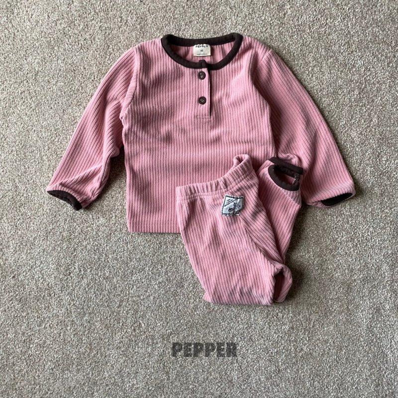 The Pepper - Korean Children Fashion - #todddlerfashion - Strawberry Milk Set - 3