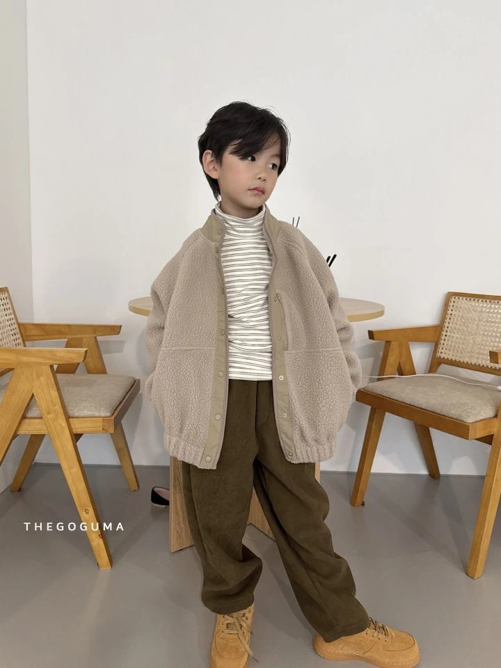 Thegoguma - Korean Children Fashion - #Kfashion4kids - Corduroy Bonding Pants - 5