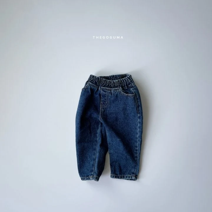 Thegoguma - Korean Children Fashion - #childofig - Joy Fleeced Denim Pants - 11