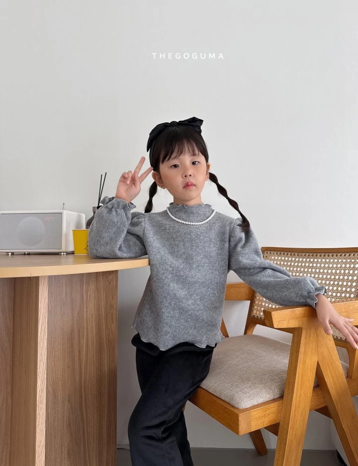 Thegoguma - Korean Children Fashion - #childofig - Ive Puff Tee - 7