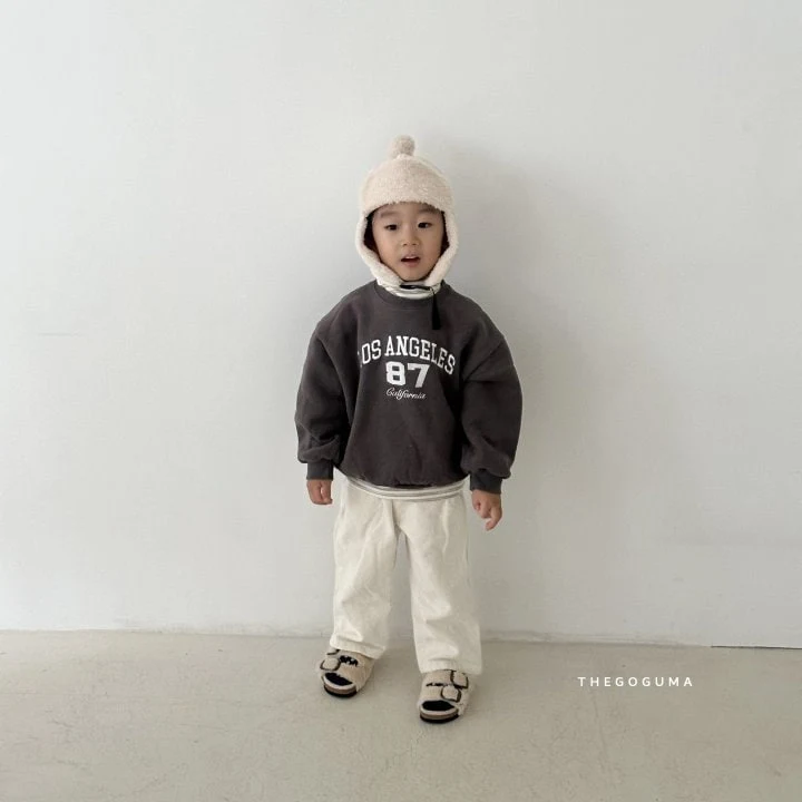 Thegoguma - Korean Children Fashion - #childrensboutique - Los Angeles Embroidery Sweatshirts