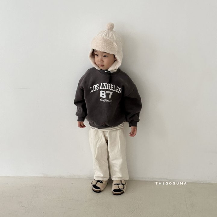 Thegoguma - Korean Children Fashion - #discoveringself - Los Angeles Embroidery Sweatshirts - 4