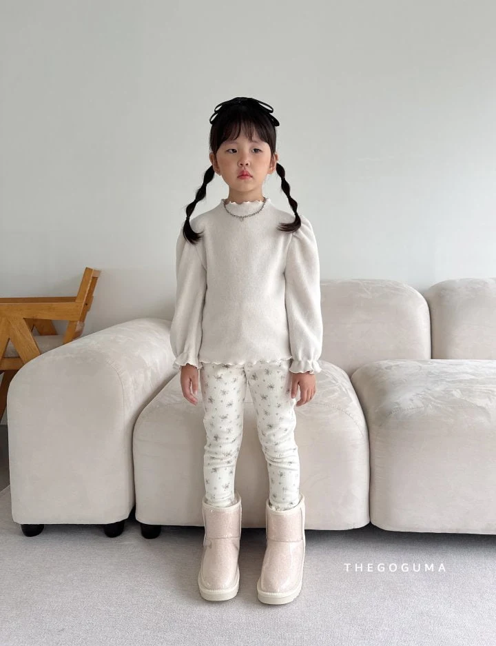 Thegoguma - Korean Children Fashion - #littlefashionista - Ive Puff Tee - 2