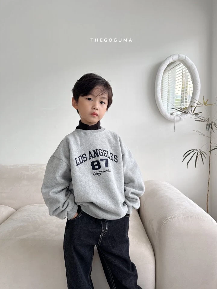 Thegoguma - Korean Children Fashion - #littlefashionista - Los Angeles Embroidery Sweatshirts - 9