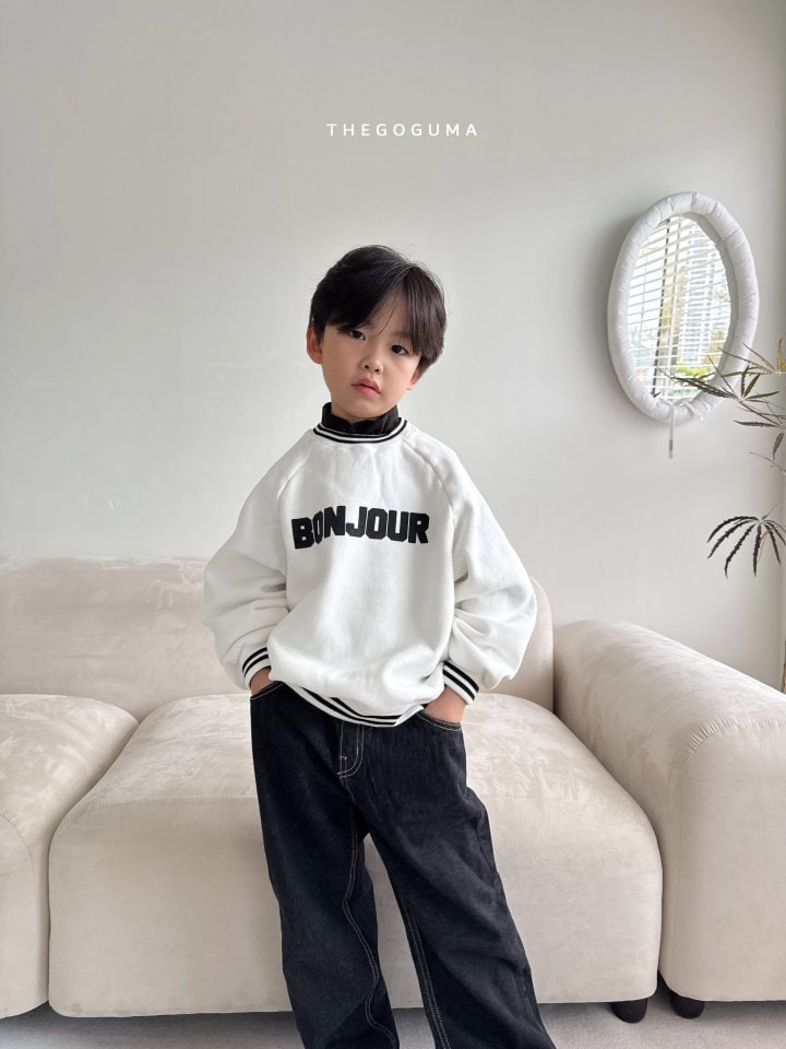 Thegoguma - Korean Children Fashion - #magicofchildhood - Talktalk Fleeced Denim Pants - 9