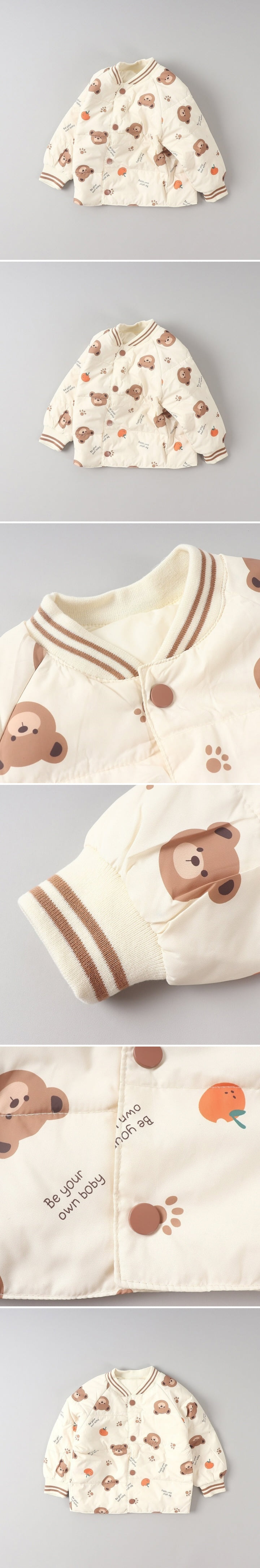 Tony - Korean Children Fashion - #childofig - Winter Brown Bear Jacket